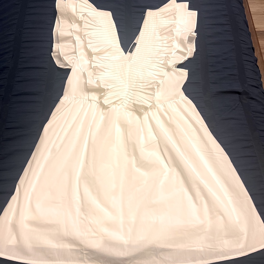 Vici Shoulder Puff Mini dress